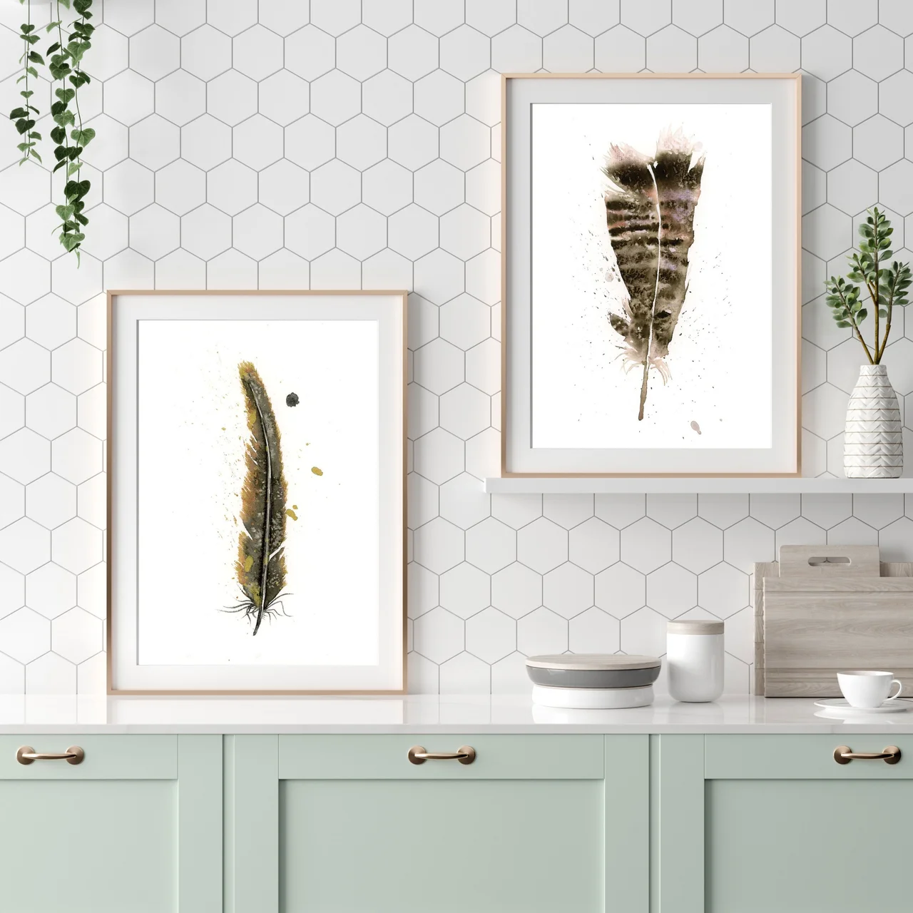 Turkey shown in a room setting