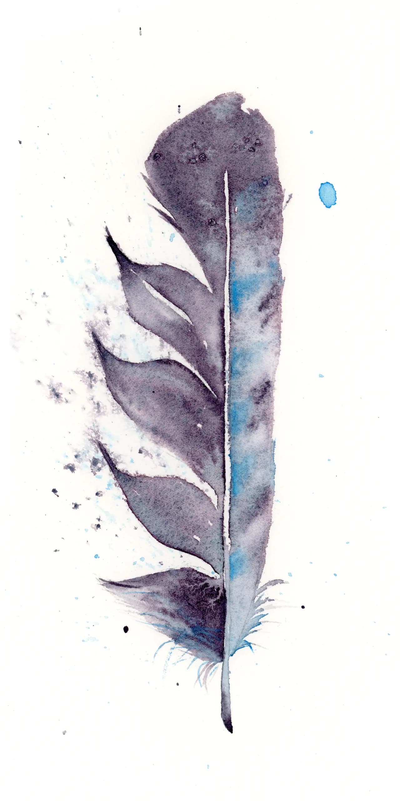 Owl Inspired — watercolor by Shayna Larsen