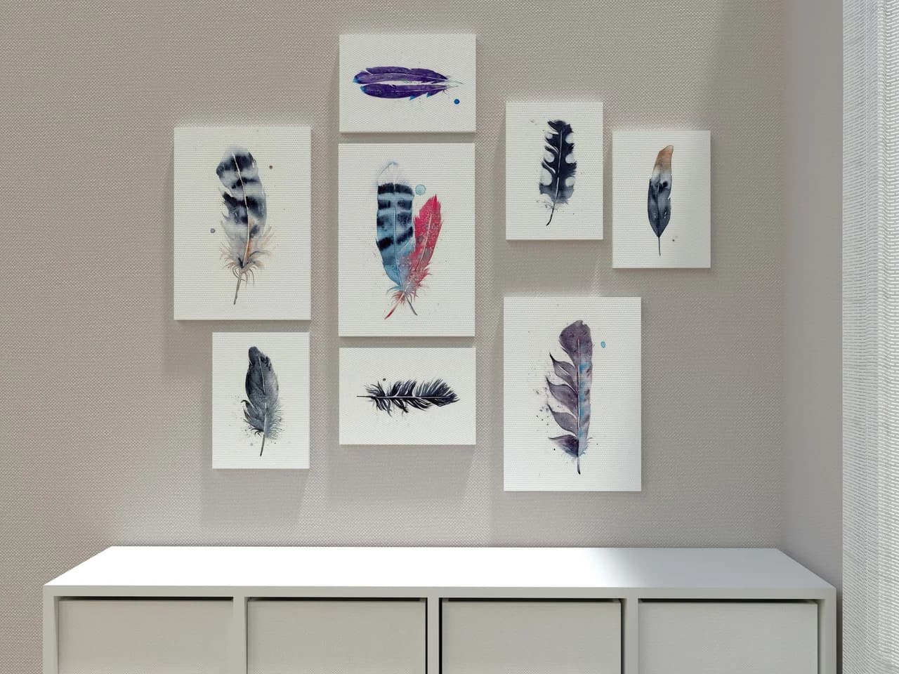 Owl Inspired shown in a room setting