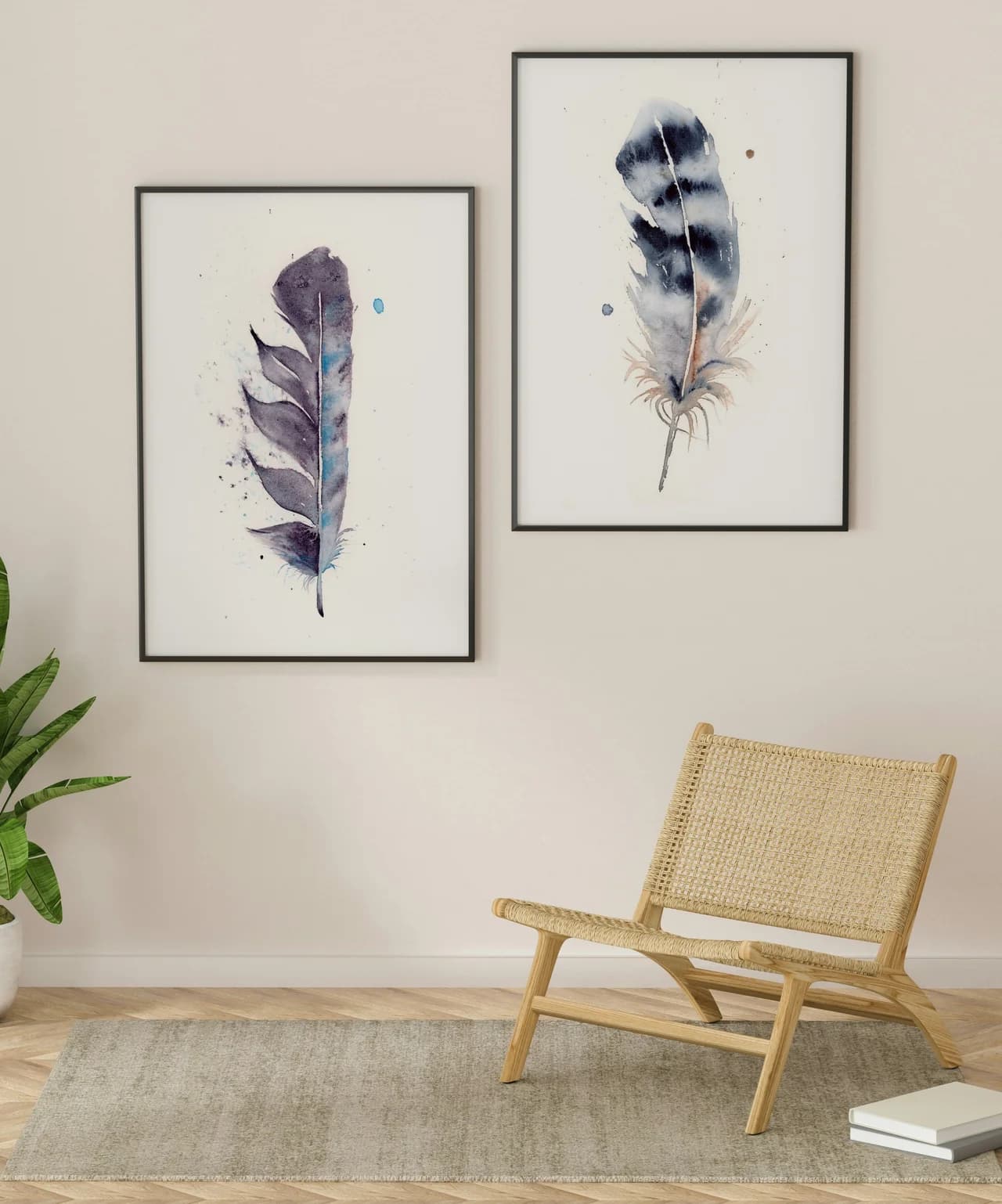 Owl Inspired shown in a room setting
