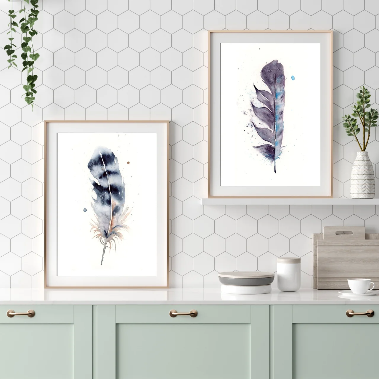 Owl Inspired shown in a room setting