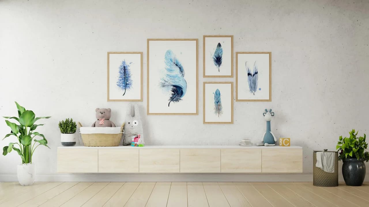 Blue Jay shown in a room setting