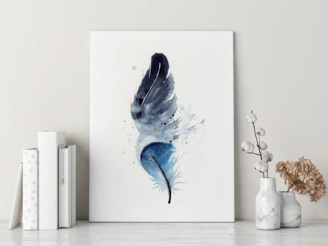 Blue Jay shown in a room setting