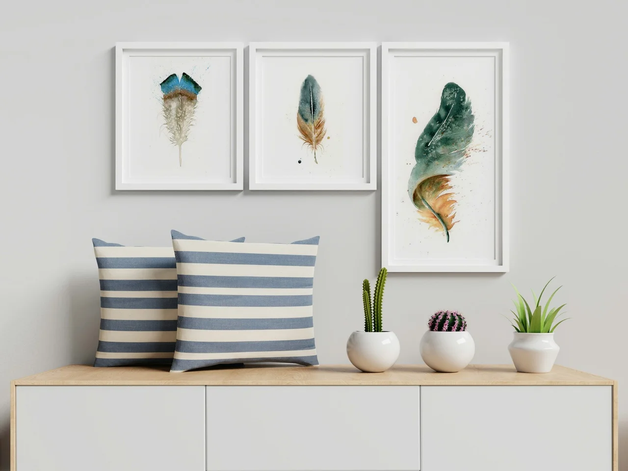 Green Macaw shown in a room setting