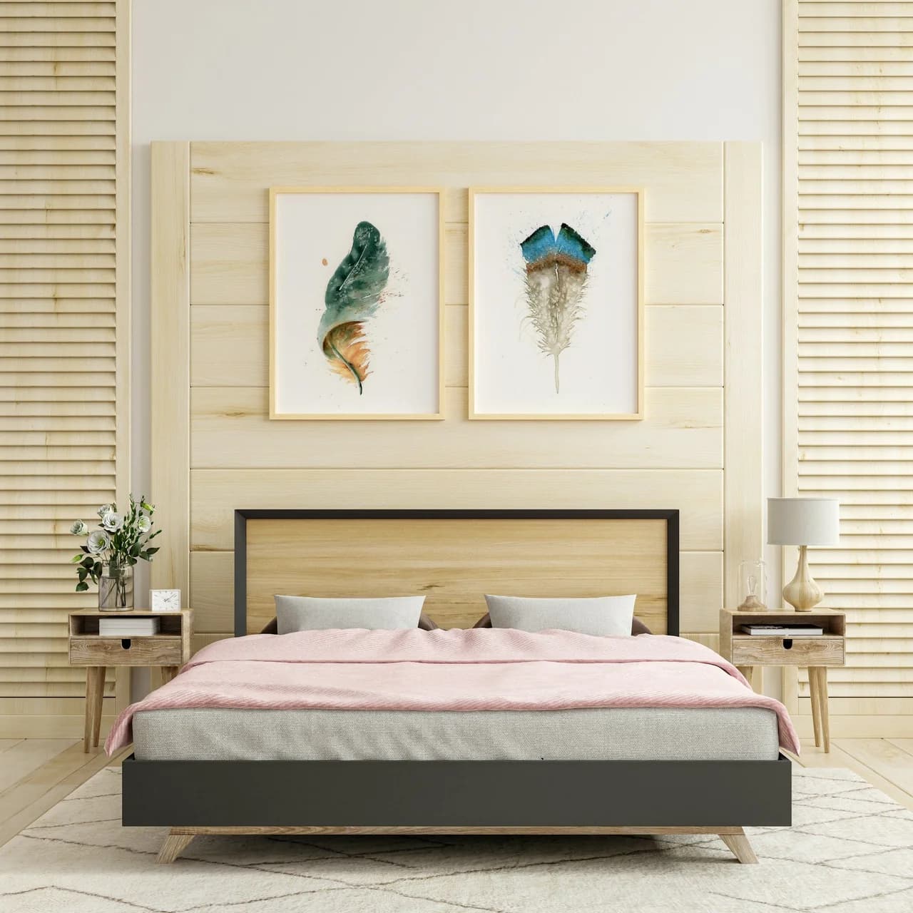 Green Macaw shown in a room setting