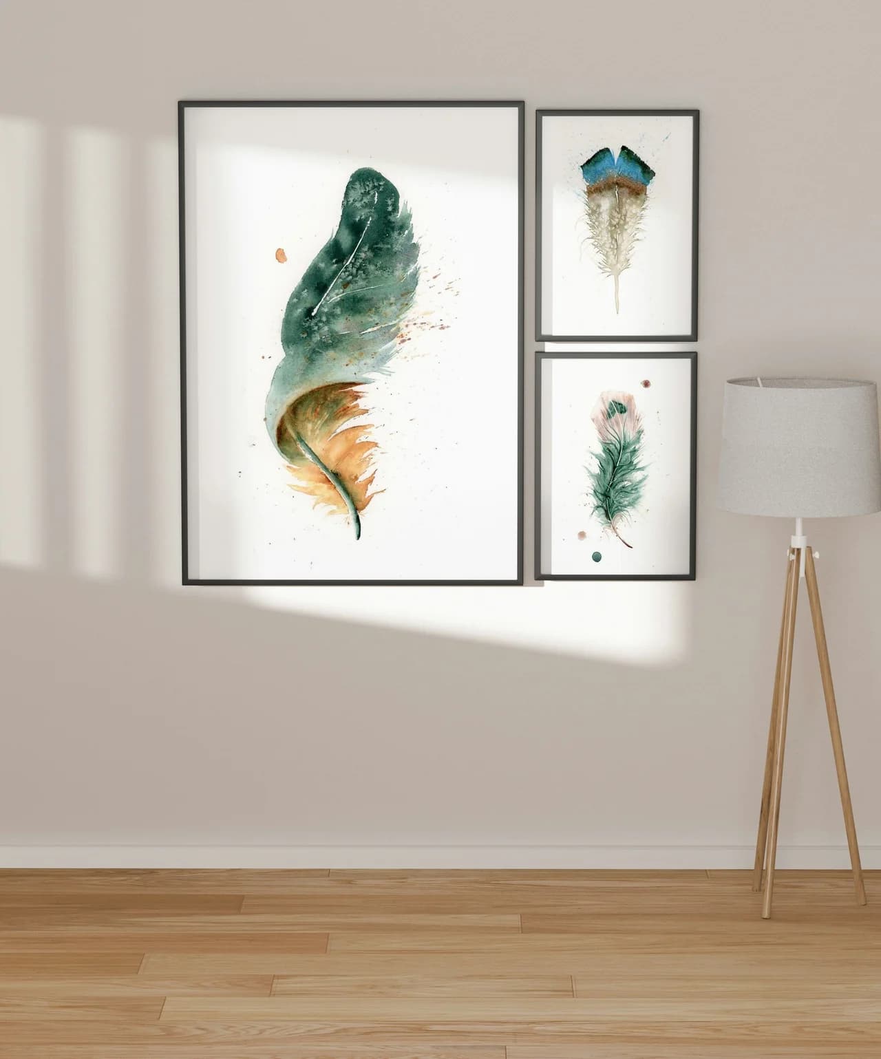 Green Macaw shown in a room setting