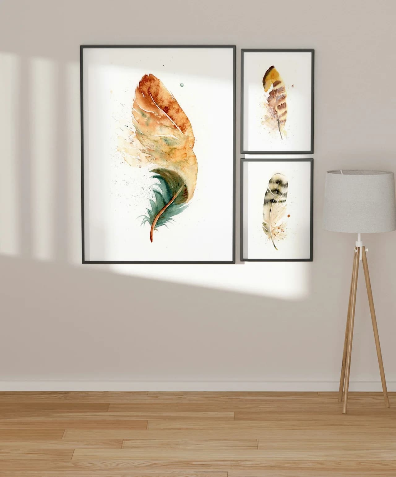 American Kestrel shown in a room setting
