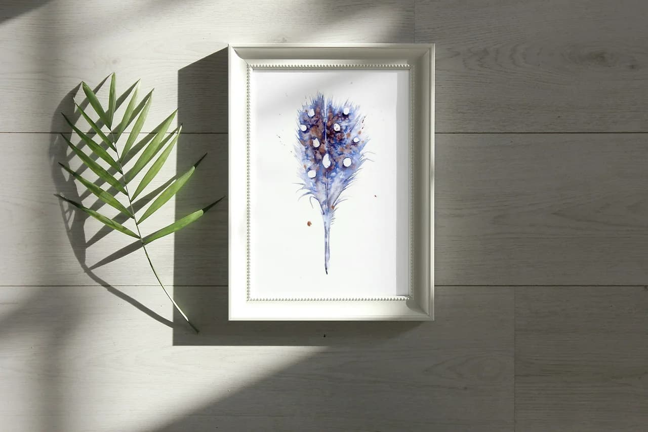 Peacock shown in a room setting