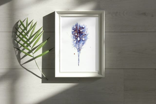 Peacock shown in a room setting
