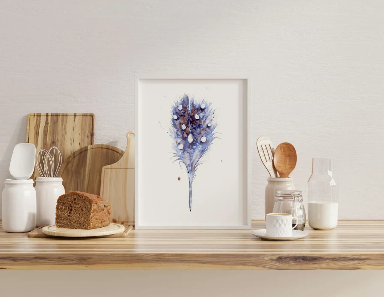 Peacock shown in a room setting