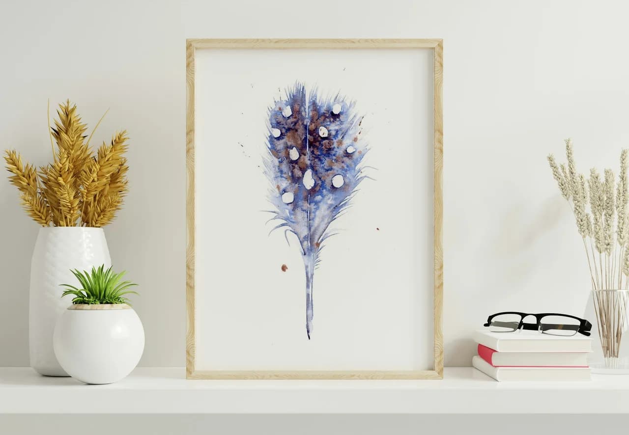 Peacock shown in a room setting