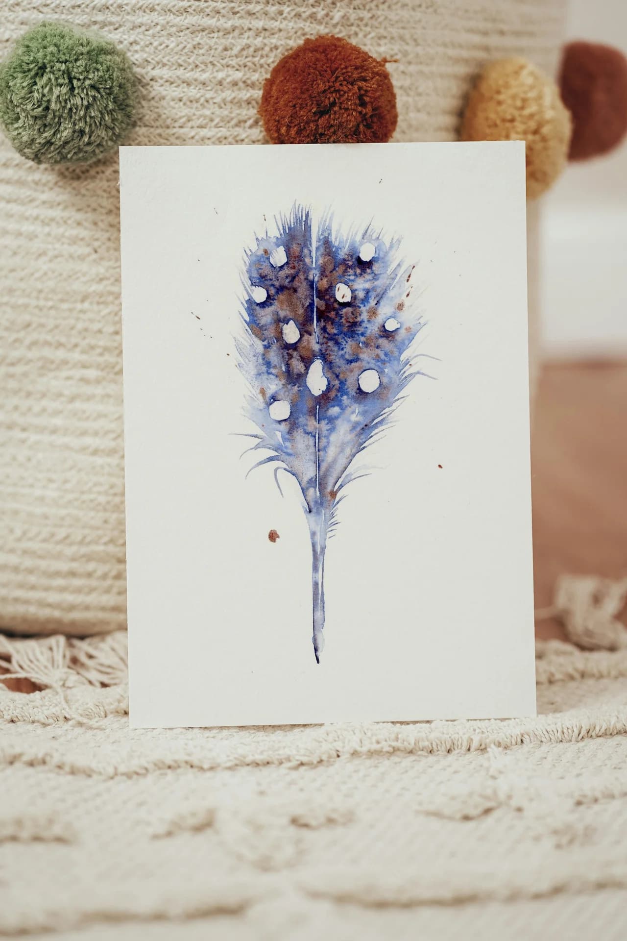Peacock shown in a room setting