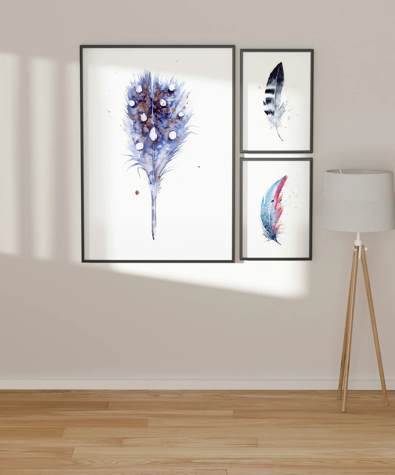 Peacock shown in a room setting