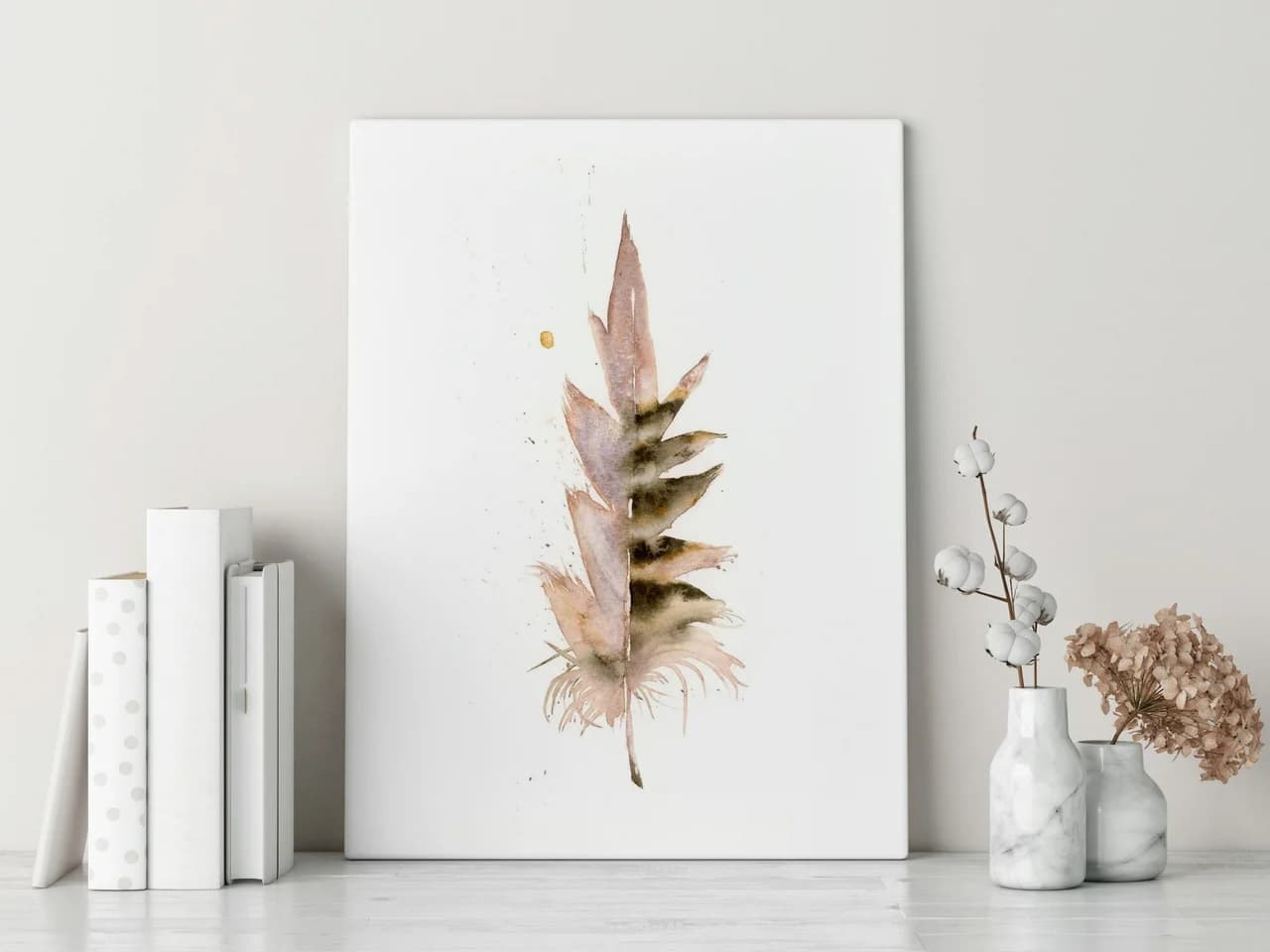 Pheasant shown in a room setting