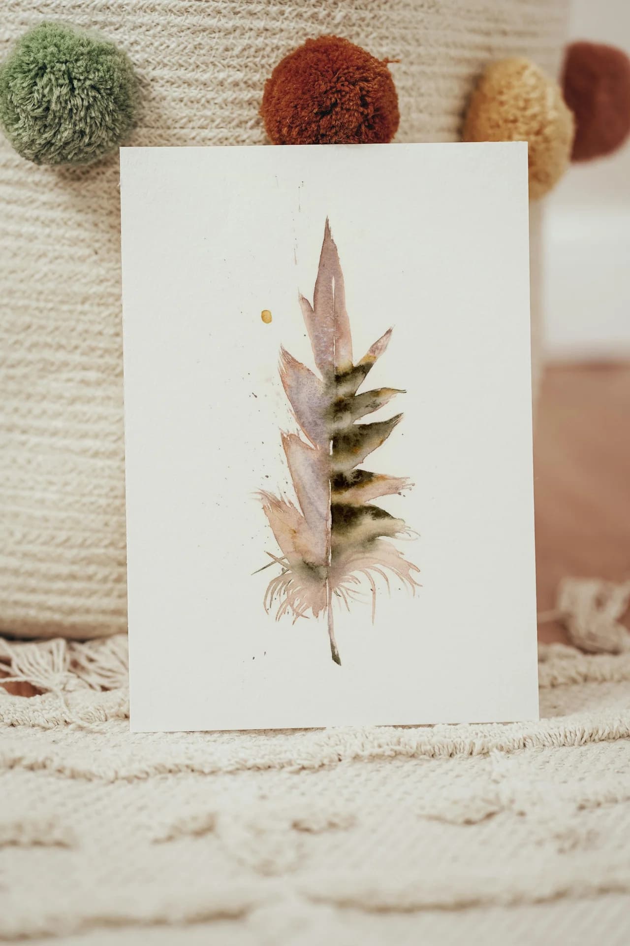 Pheasant shown in a room setting