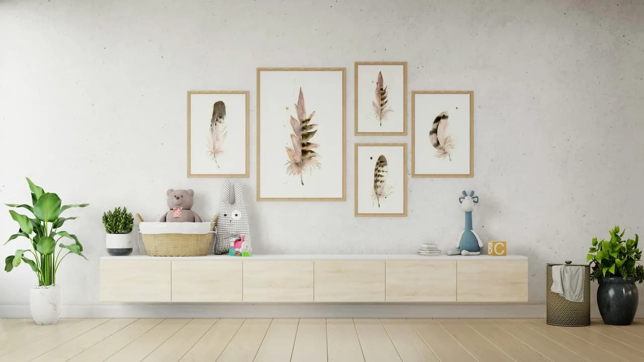 Pheasant shown in a room setting