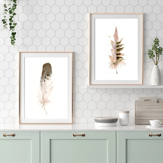 Pheasant shown in a room setting