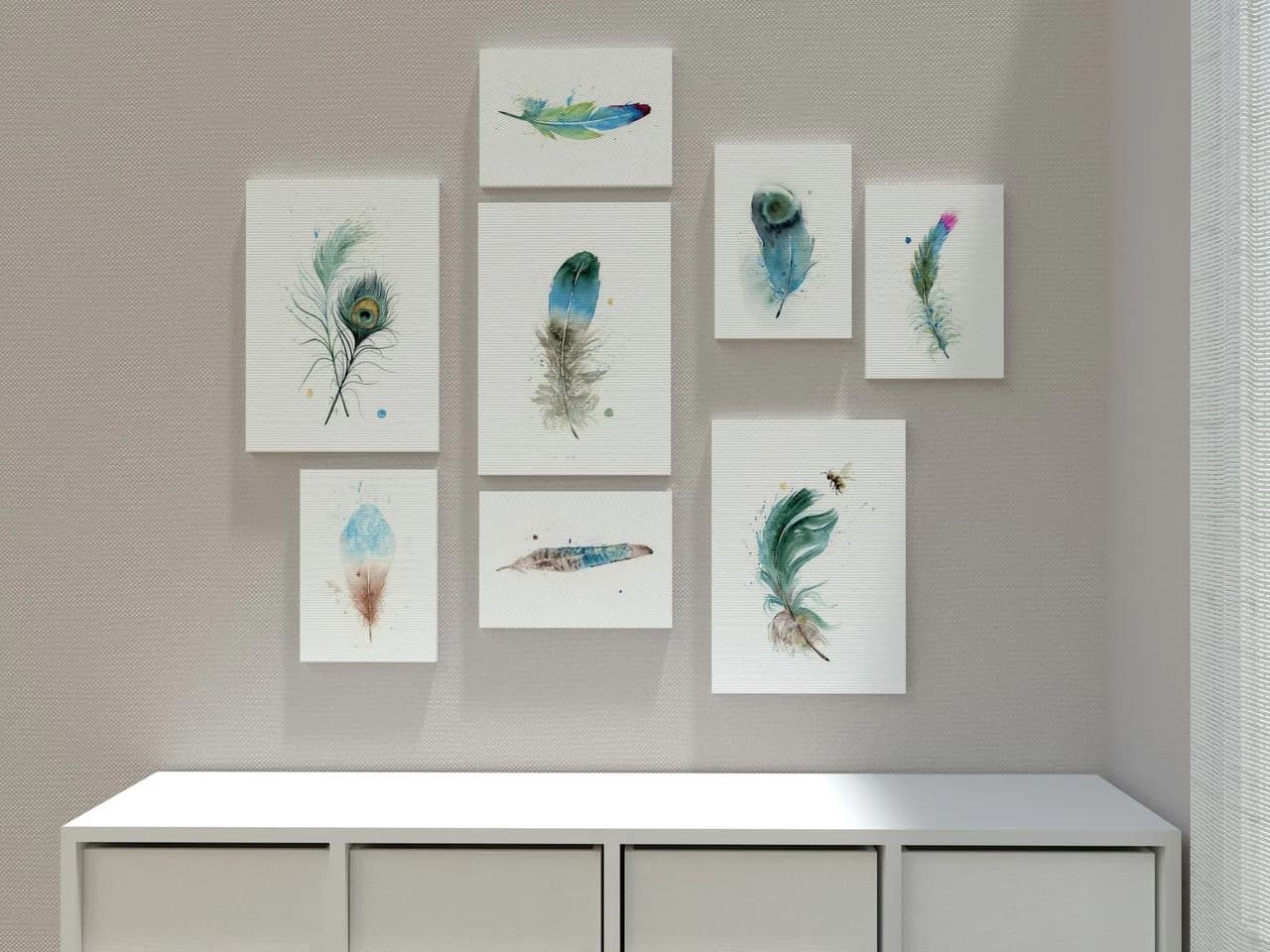 Parrot shown in a room setting