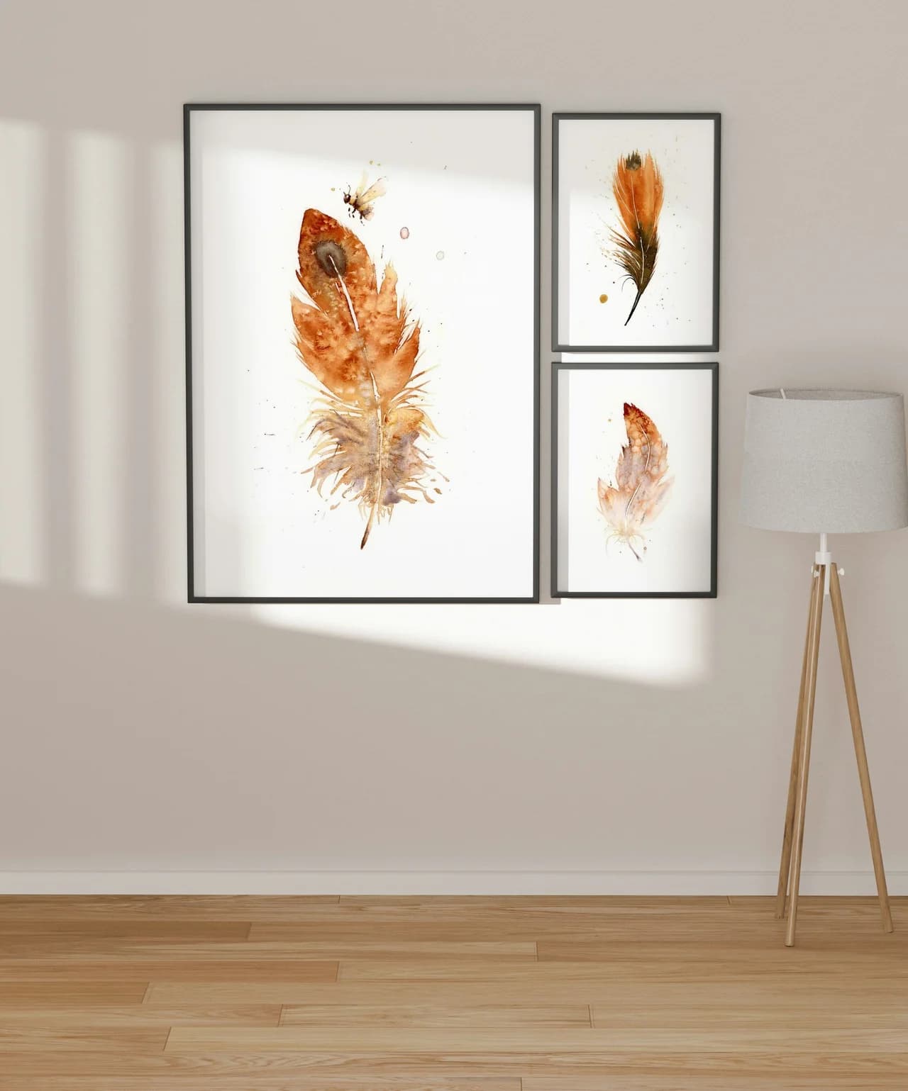 American Kestrel shown in a room setting