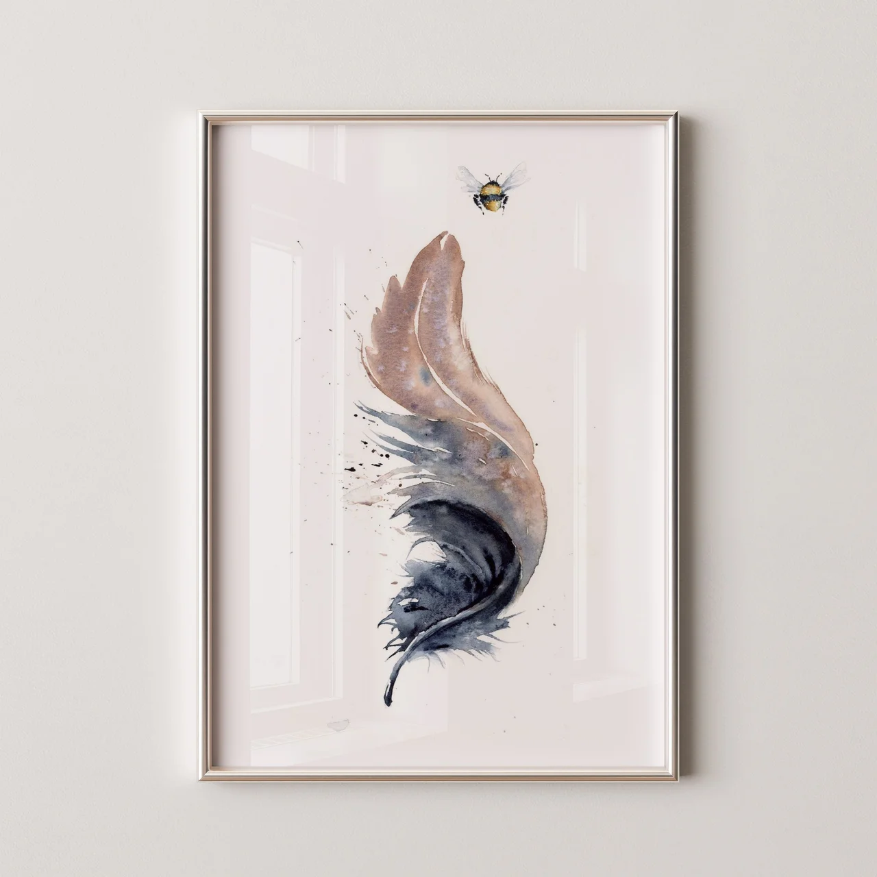 American Crow shown in a room setting