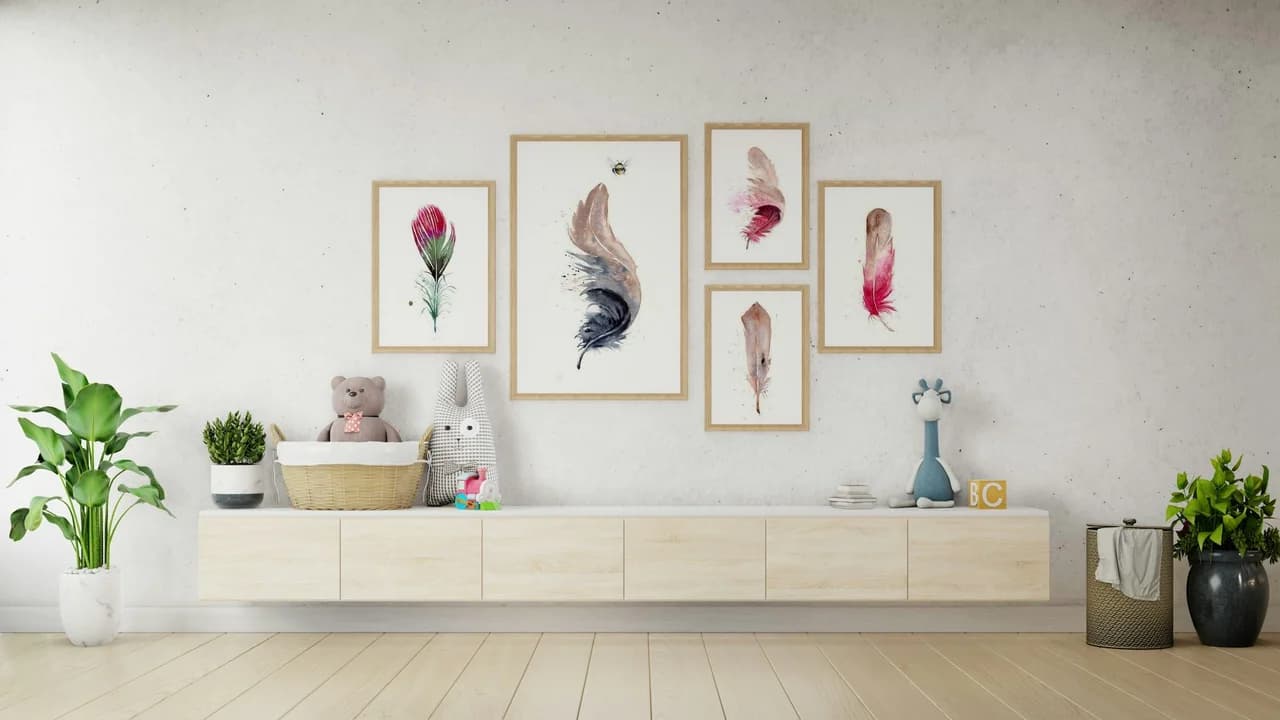 American Crow shown in a room setting