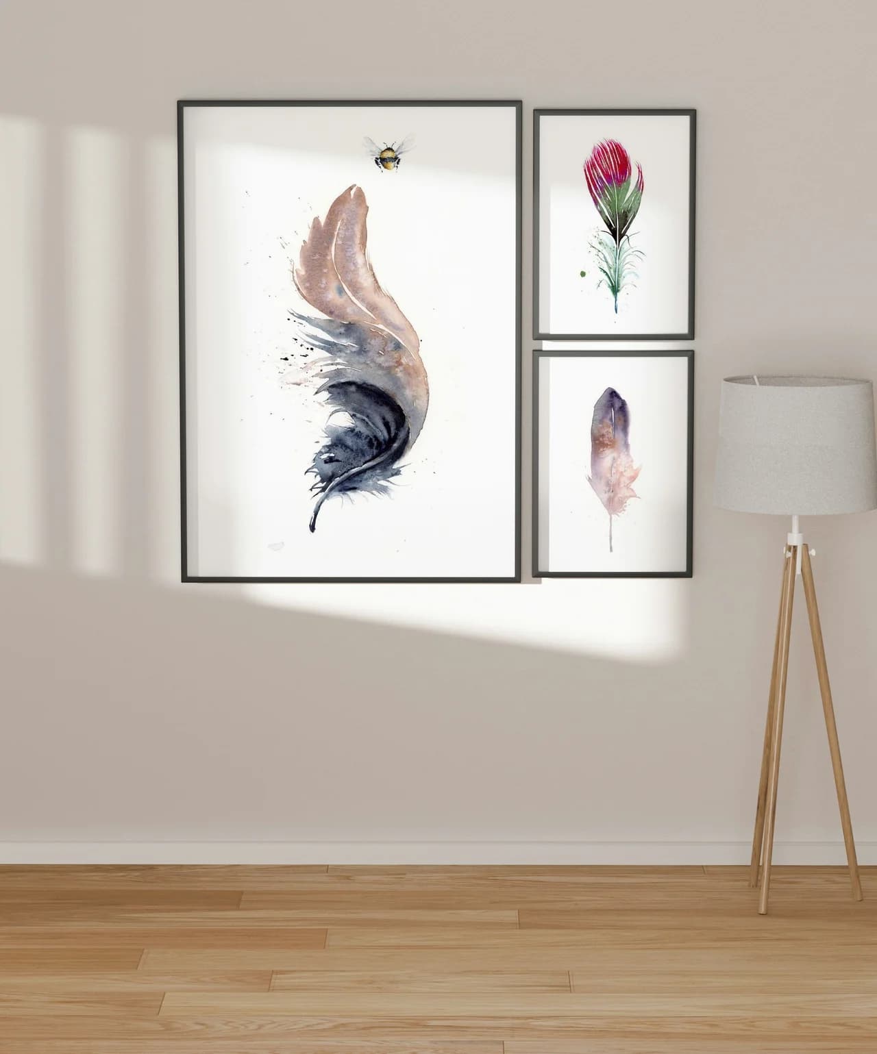 American Crow shown in a room setting