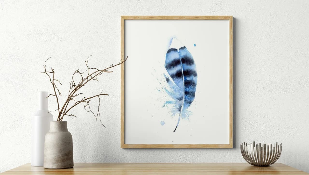 Blue Jay shown in a room setting