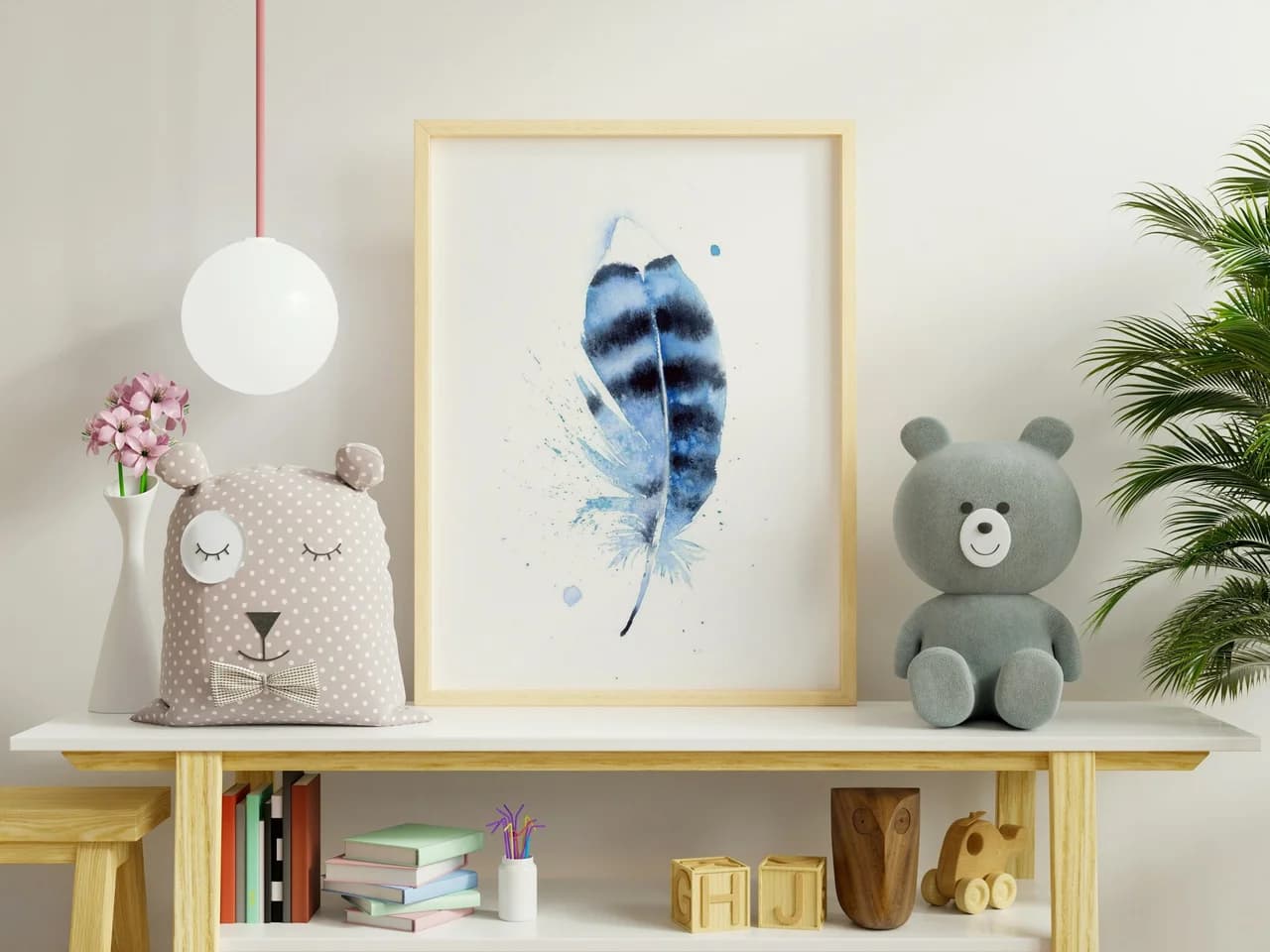 Blue Jay shown in a room setting