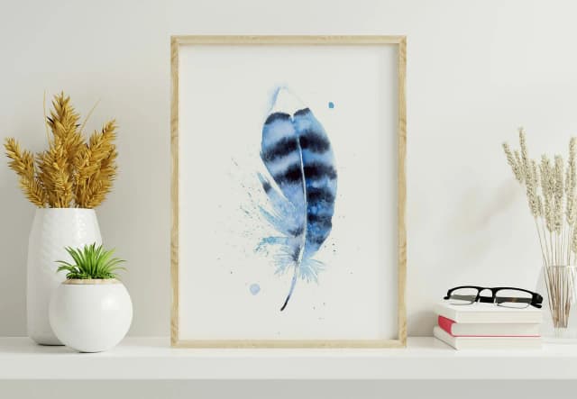 Blue Jay shown in a room setting