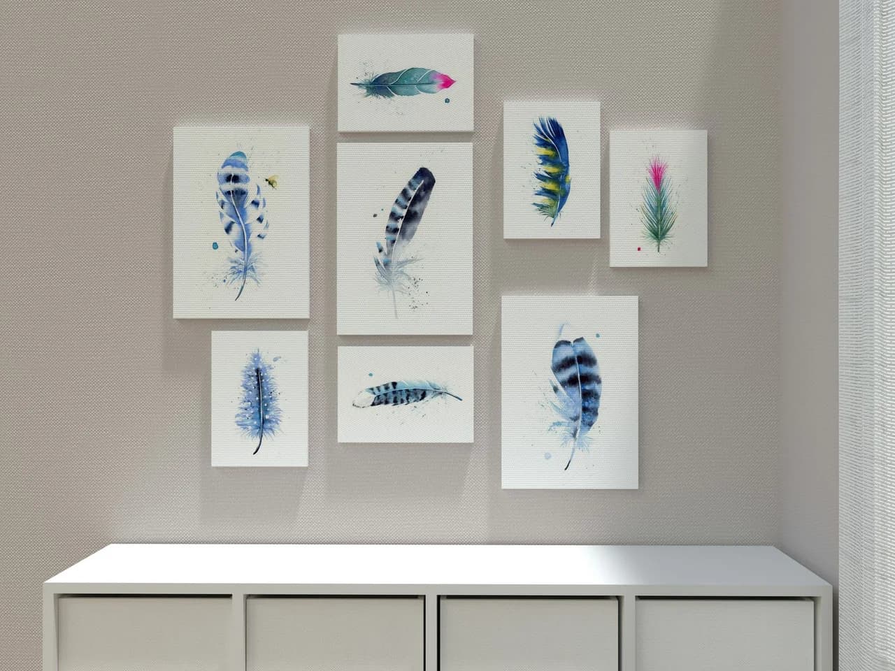 Blue Jay shown in a room setting