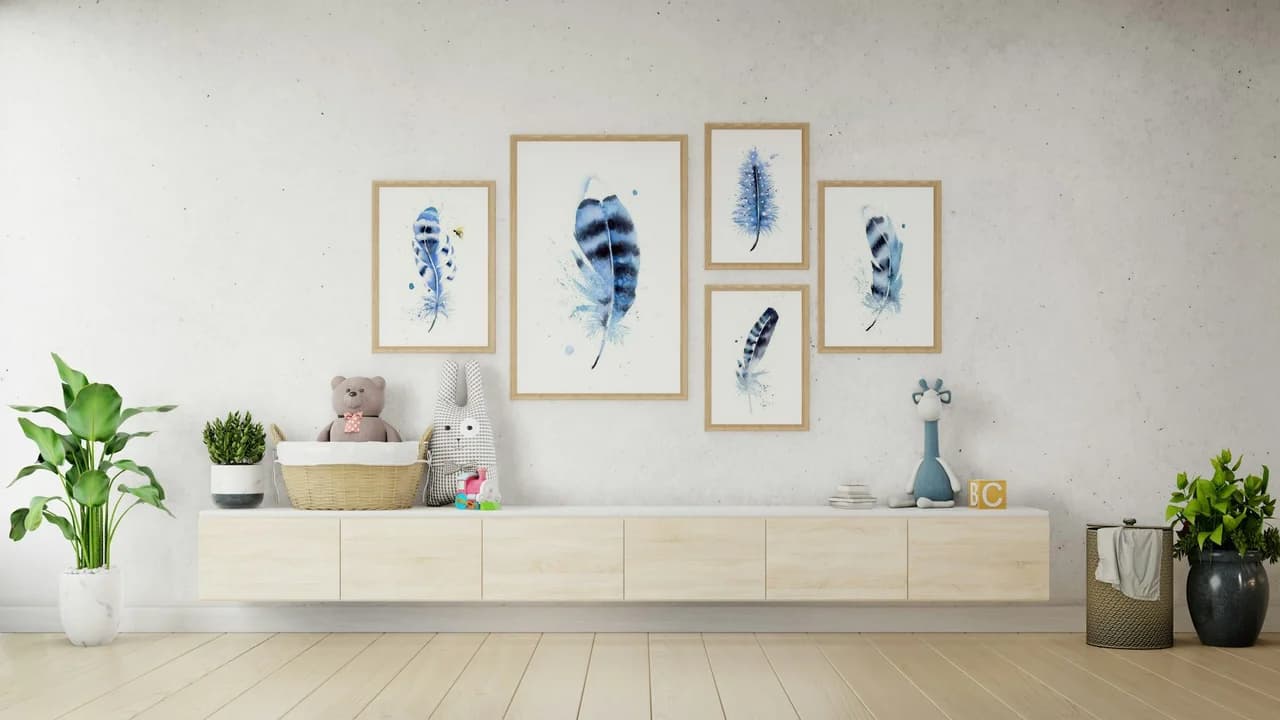 Blue Jay shown in a room setting