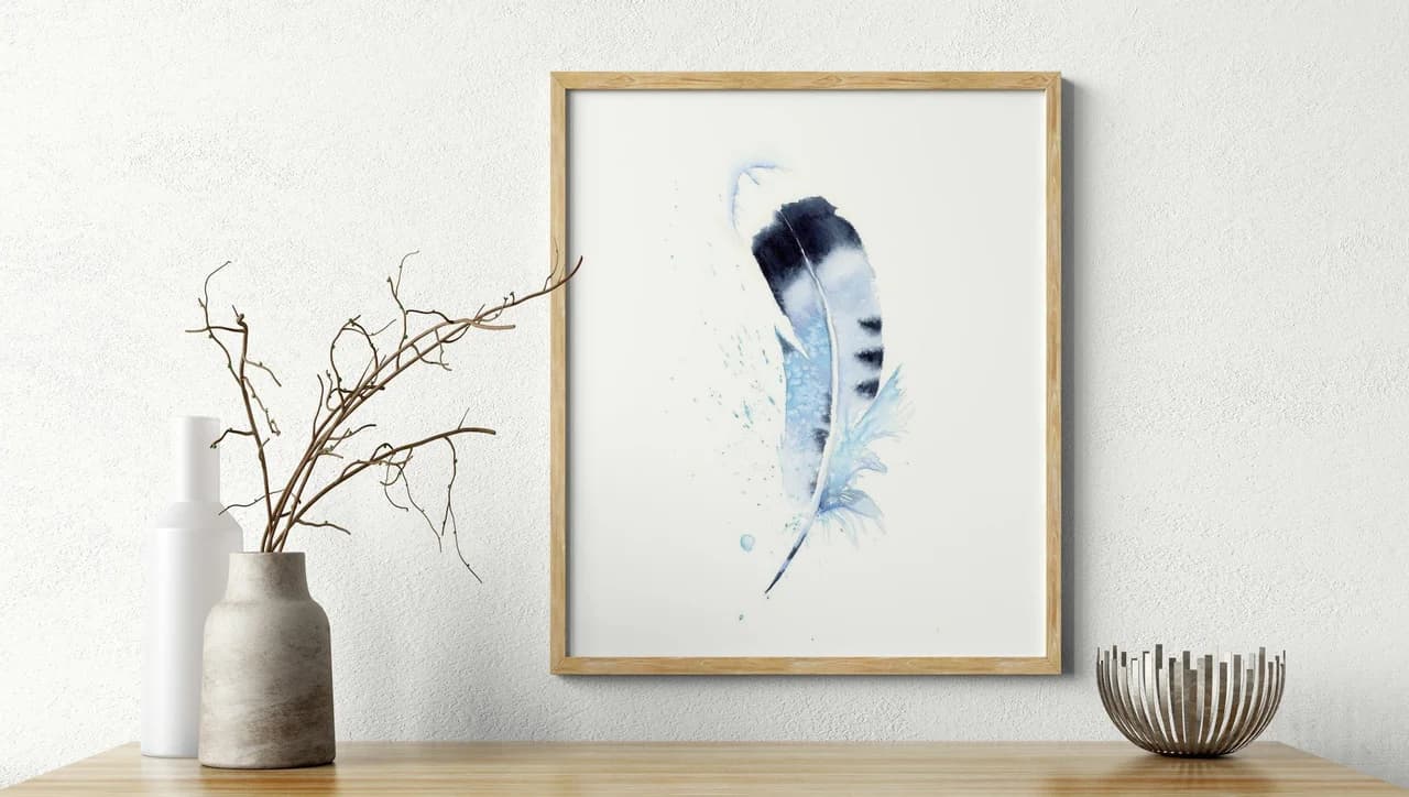 Blue Jay shown in a room setting