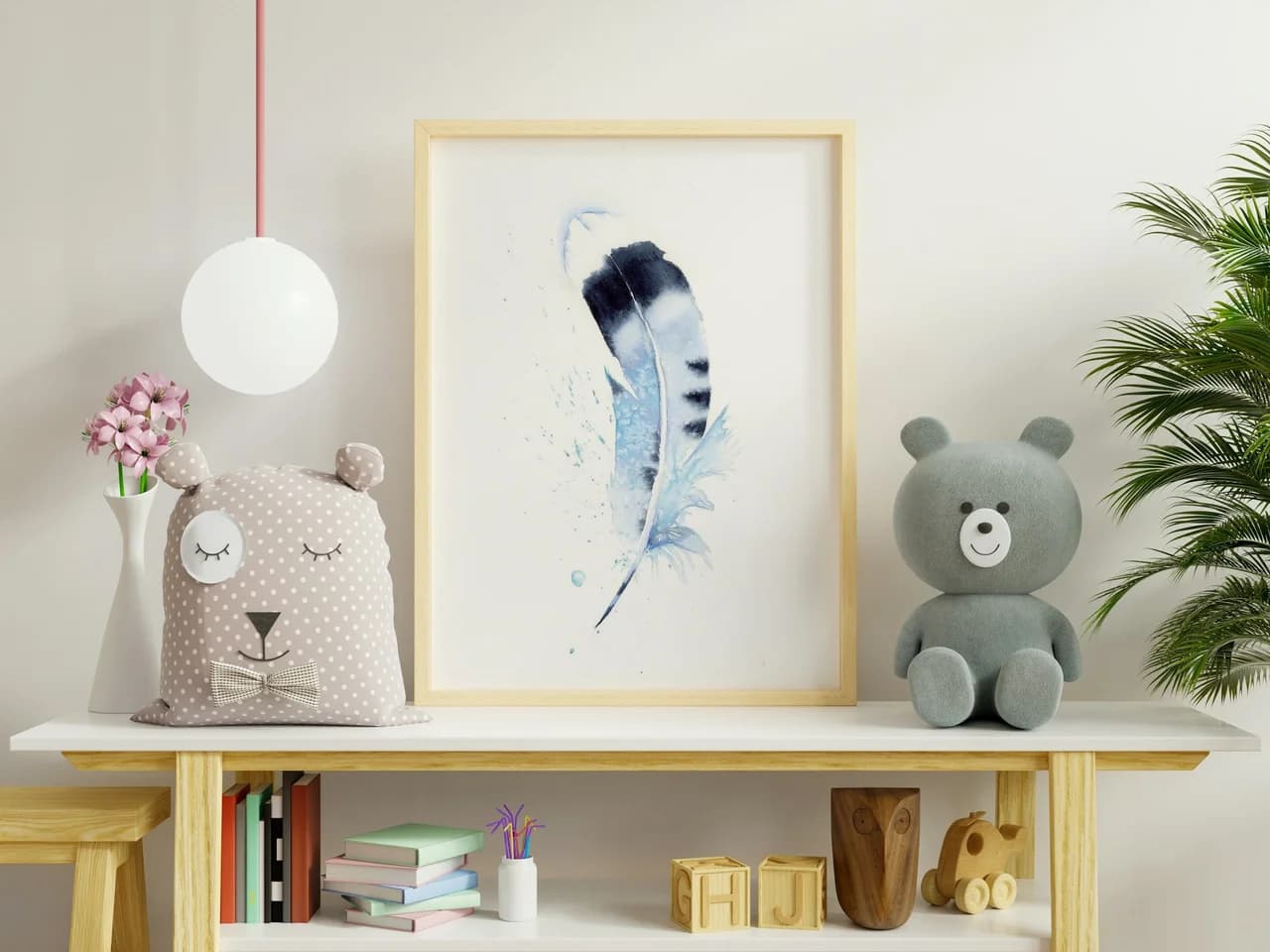 Blue Jay shown in a room setting