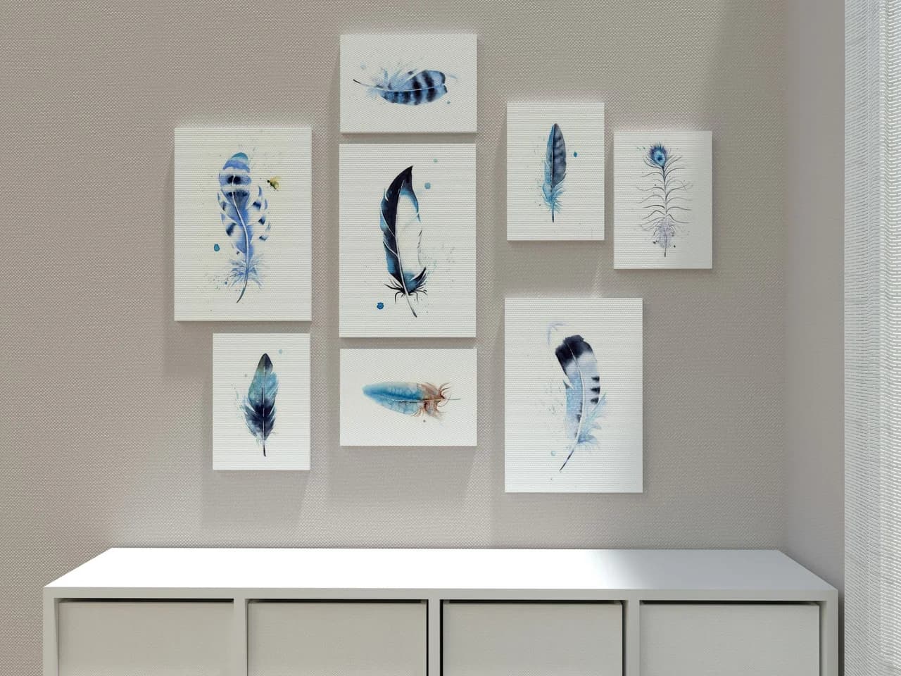 Blue Jay shown in a room setting