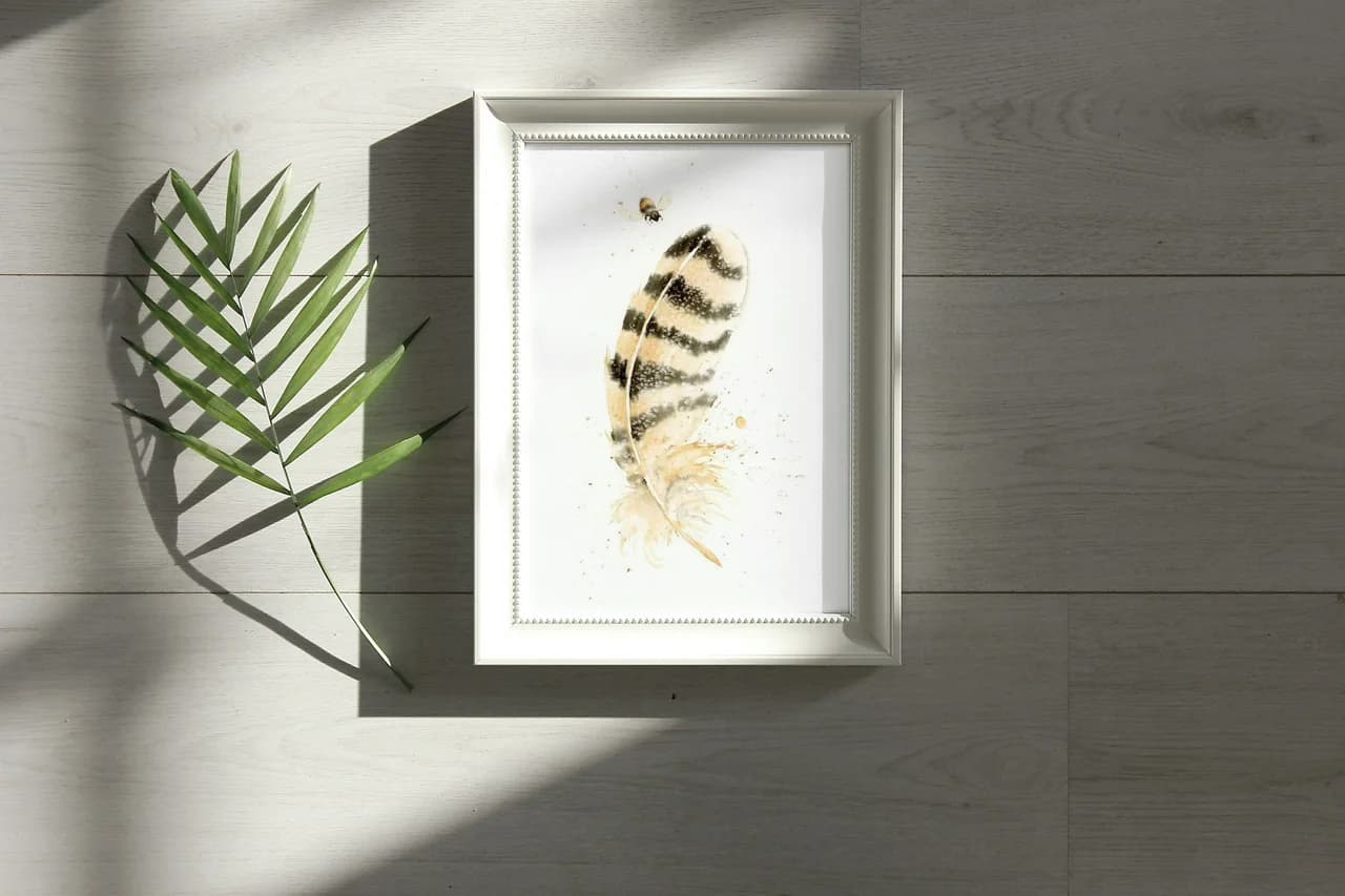 Owl shown in a room setting