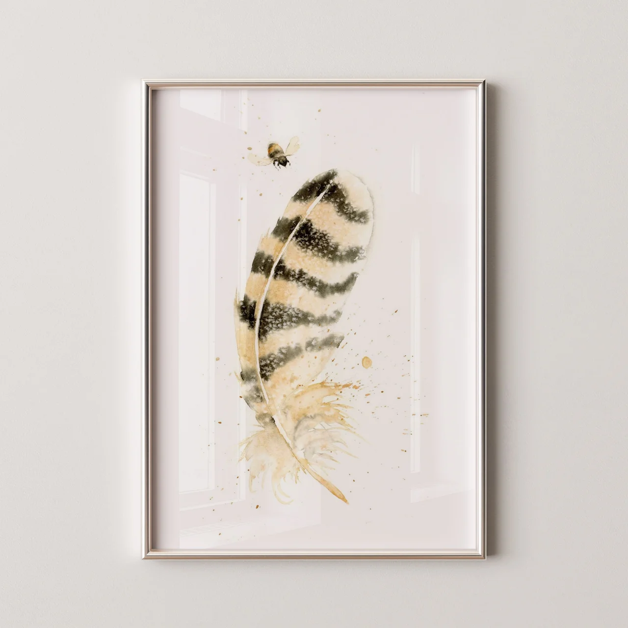 Owl shown in a room setting