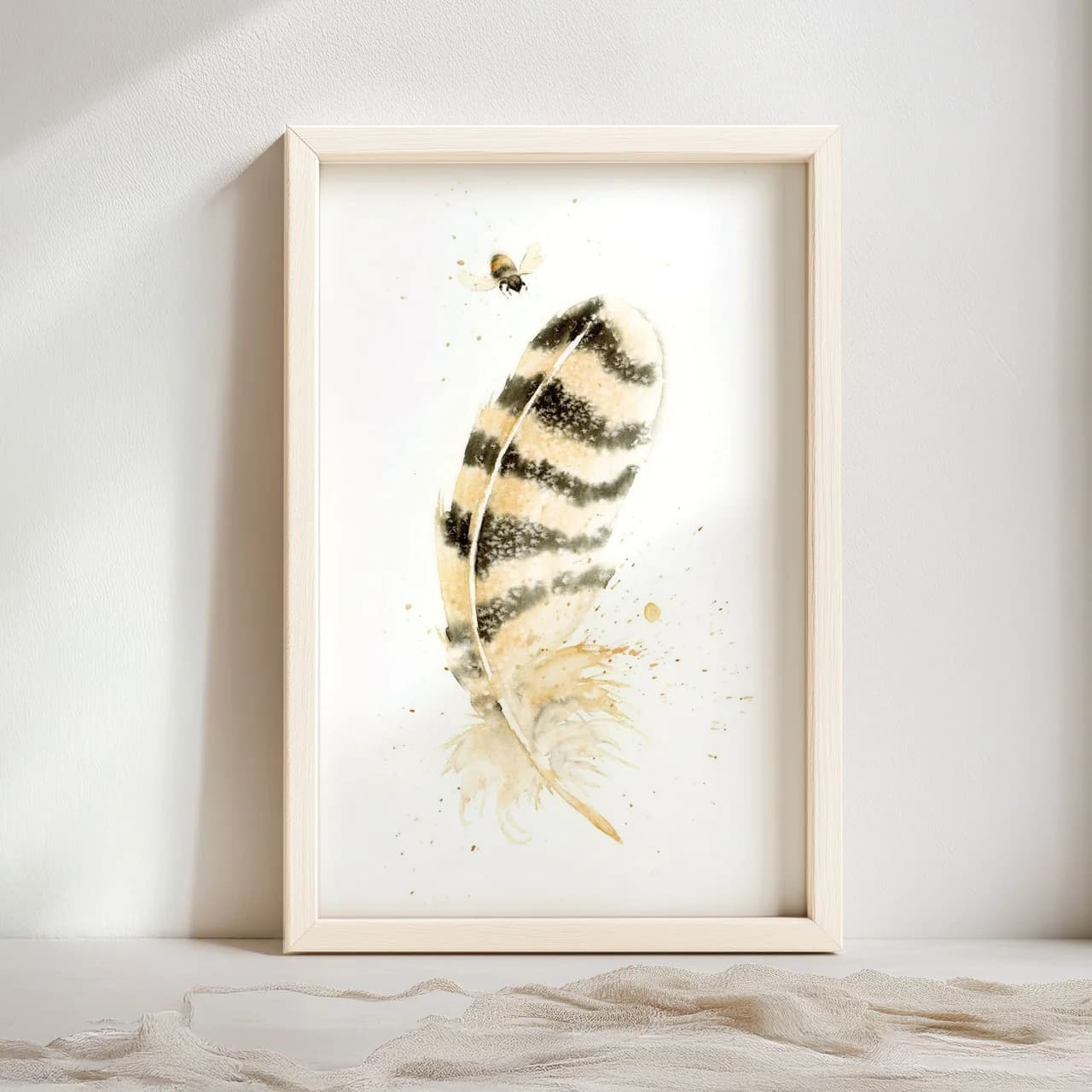 Owl shown in a room setting