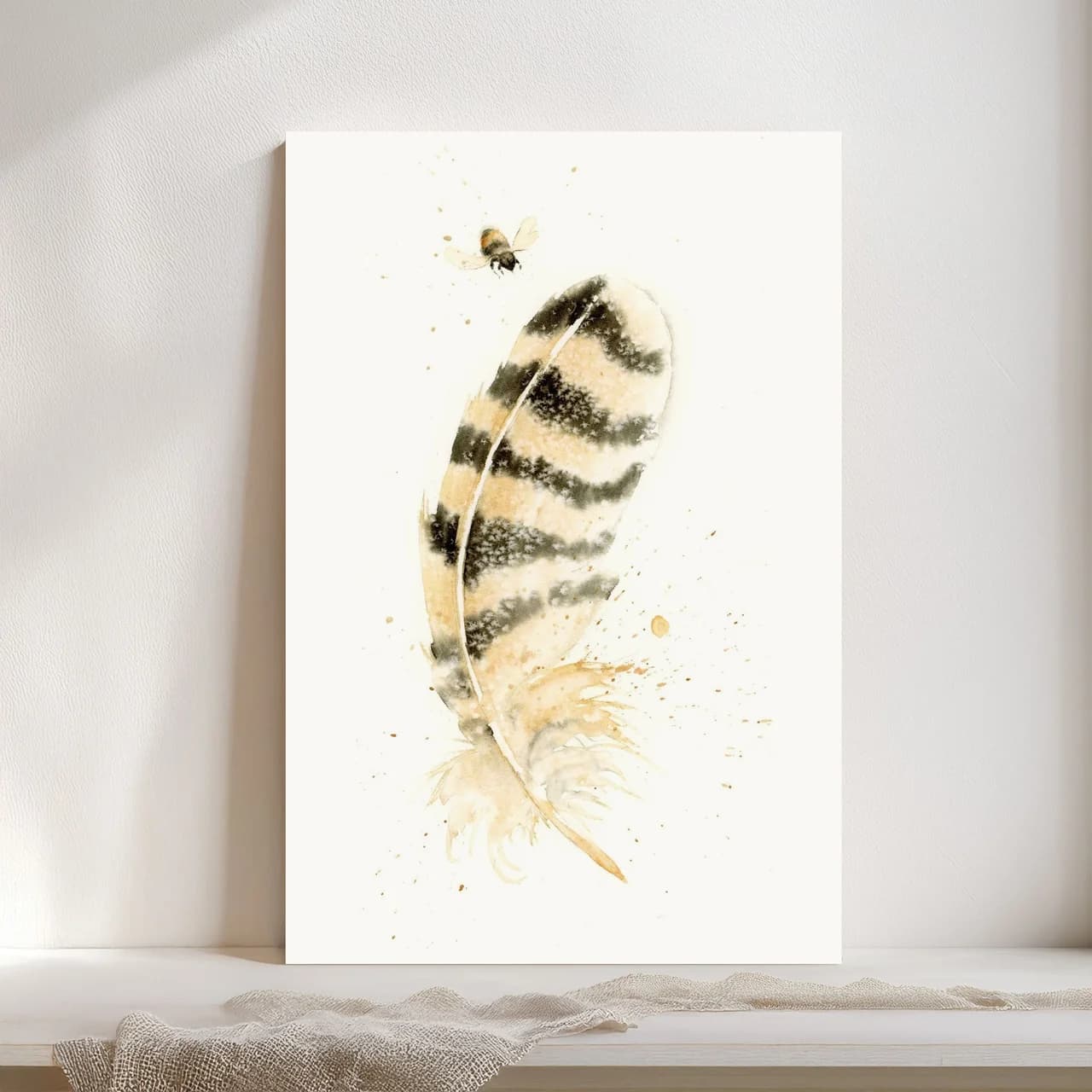 Owl shown in a room setting