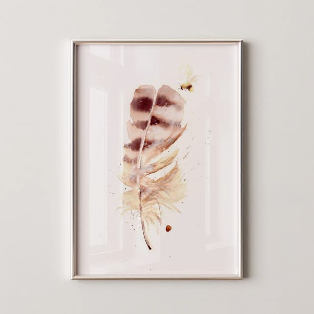 Owl shown in a room setting