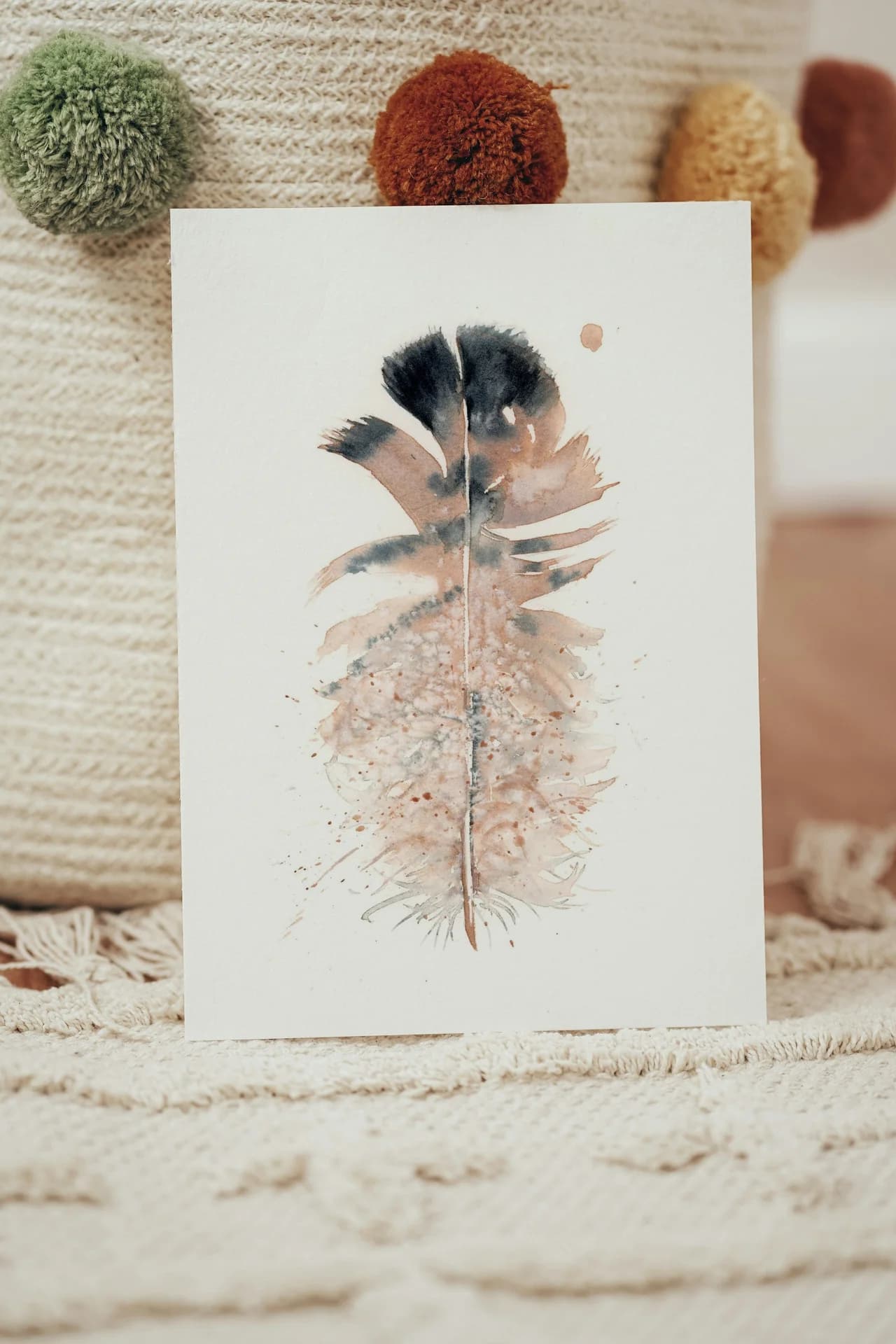 Owl shown in a room setting