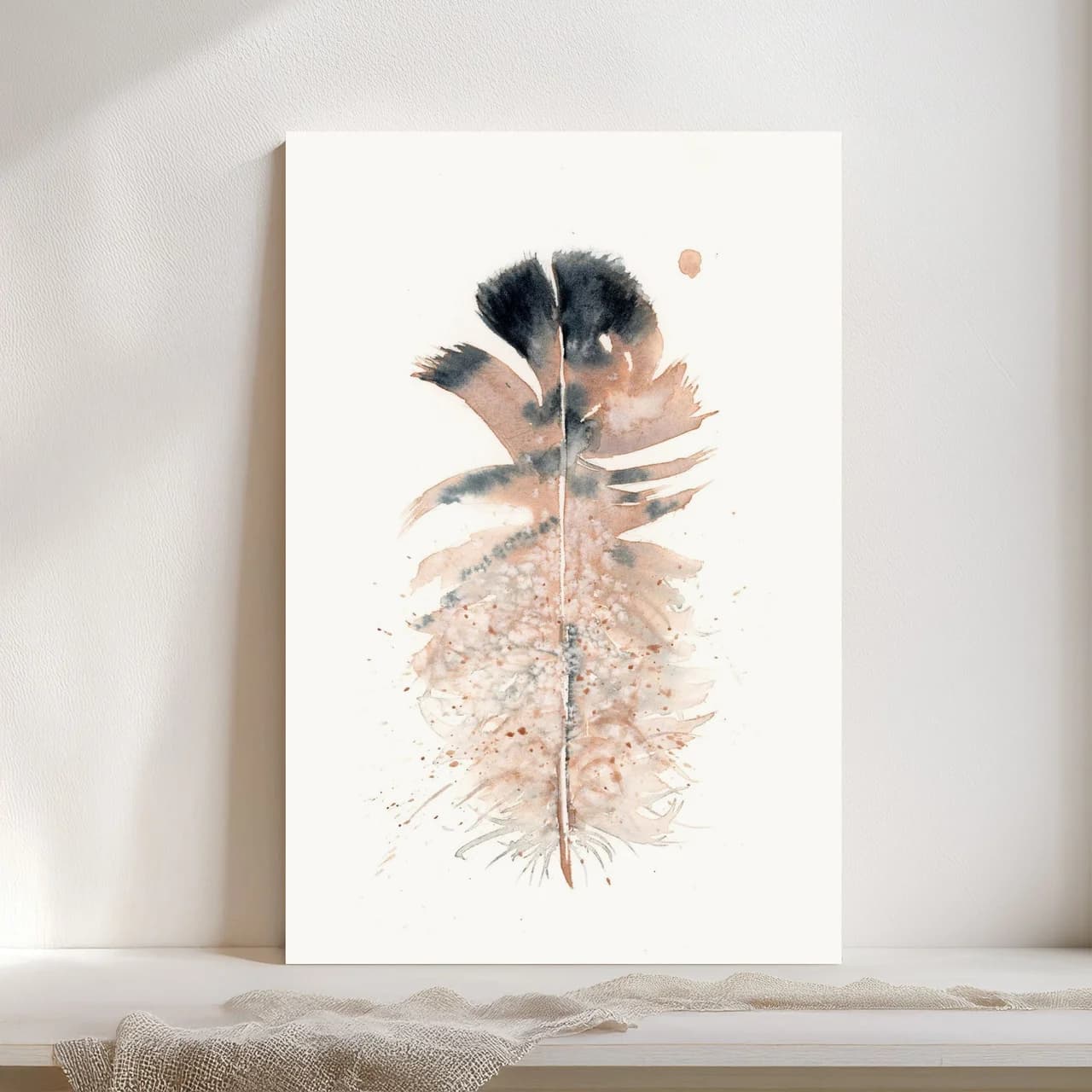Owl shown in a room setting