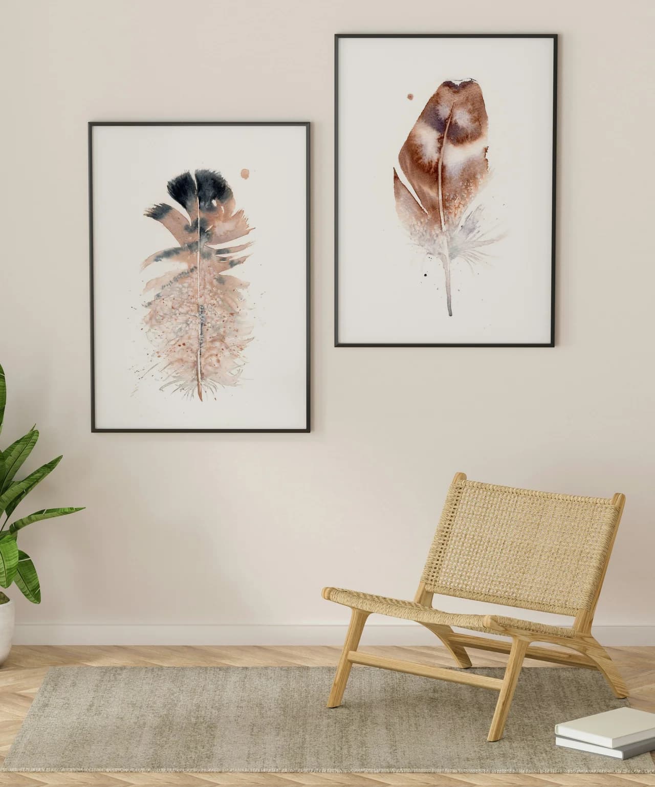 Owl shown in a room setting