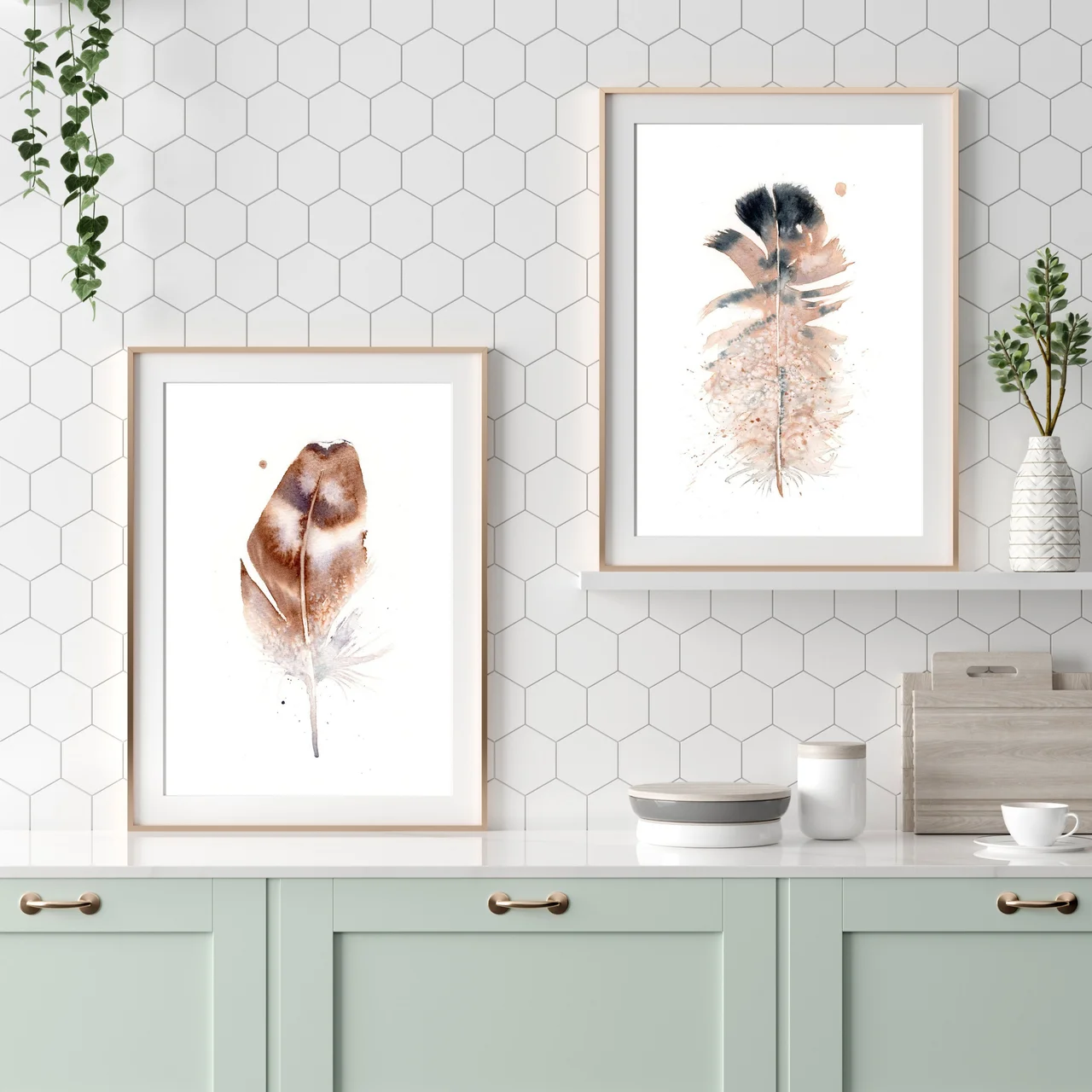 Owl shown in a room setting