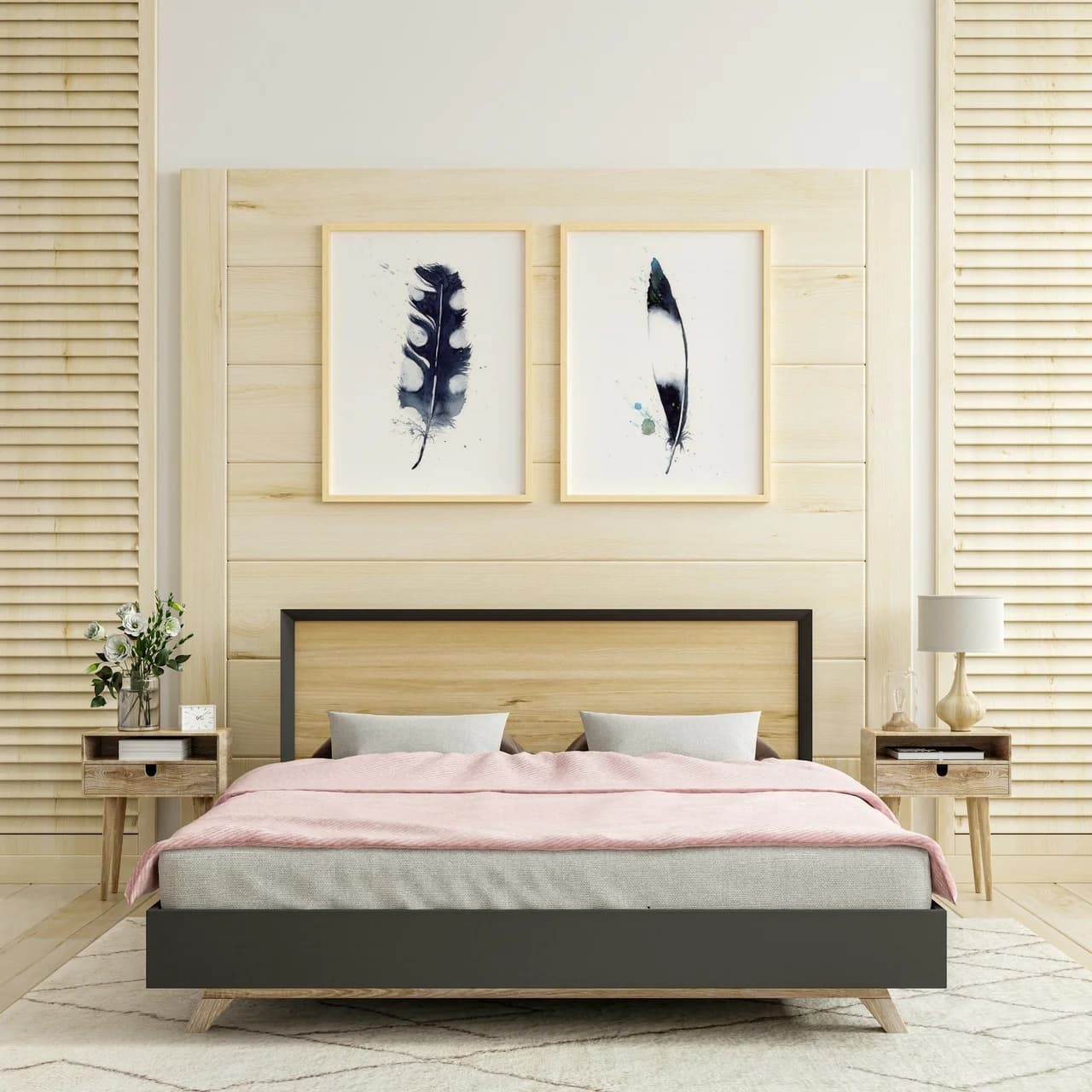 Pied Crow shown in a room setting