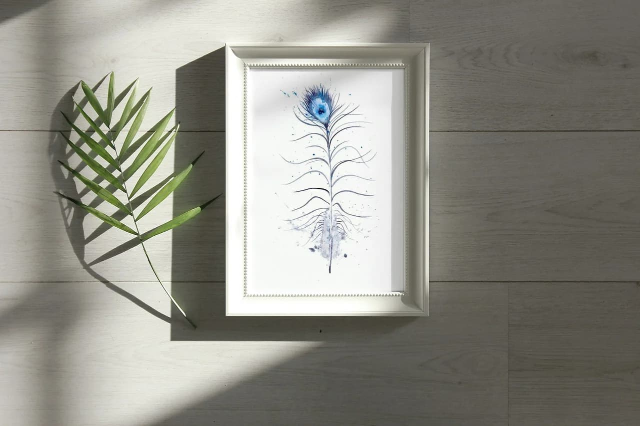 Peacock shown in a room setting