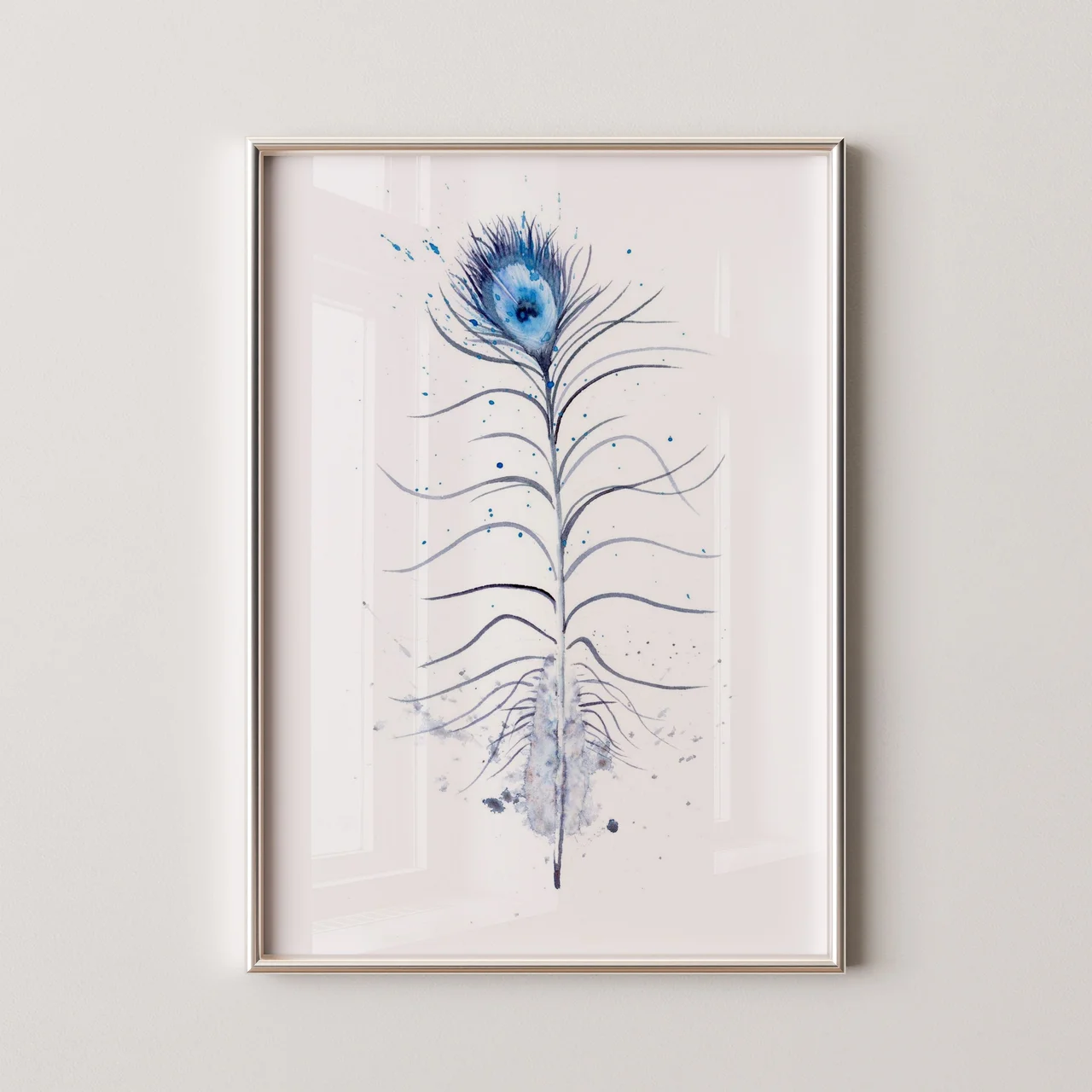 Peacock shown in a room setting