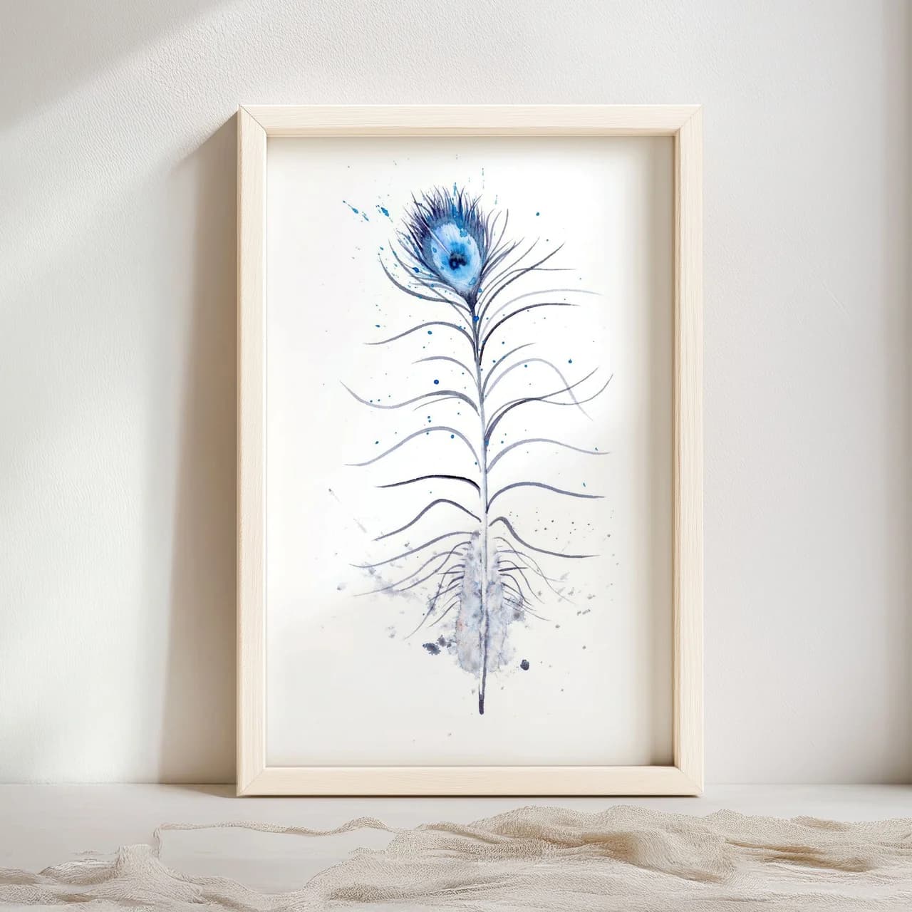 Peacock shown in a room setting