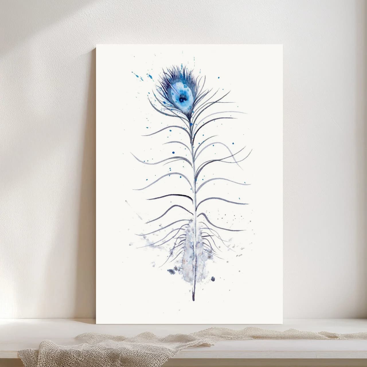 Peacock shown in a room setting