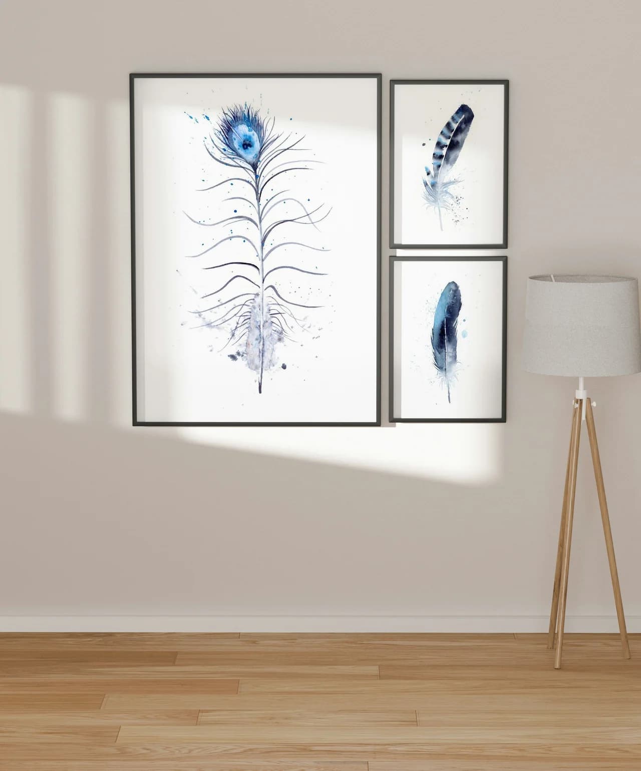 Peacock shown in a room setting