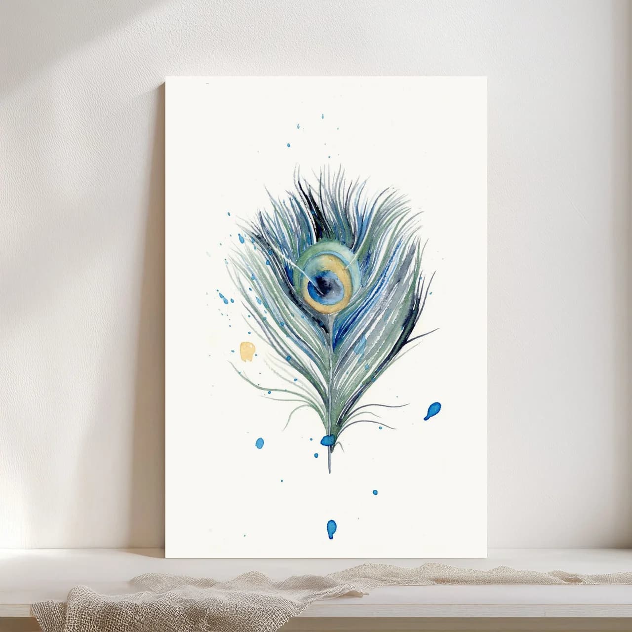 Peacock shown in a room setting